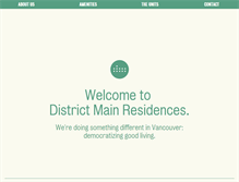 Tablet Screenshot of districtmain.com